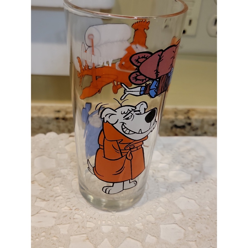 1977 Hanna Barbera Pepsi Collector Series "Mumbly" Glass Tumbler Dread Baron
